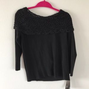 AGB Sweater w/ cowl neck size XL MWT